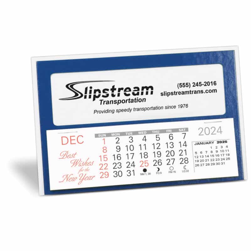 Custom Window Premier Desk Calendar - 1