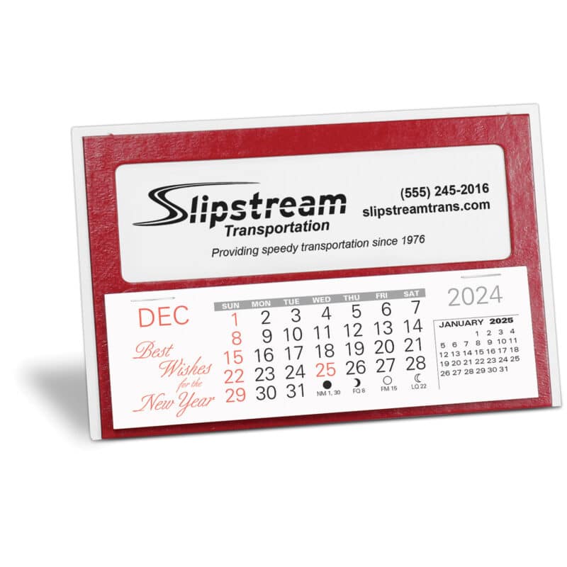 Custom Window Premier Desk Calendar - 2