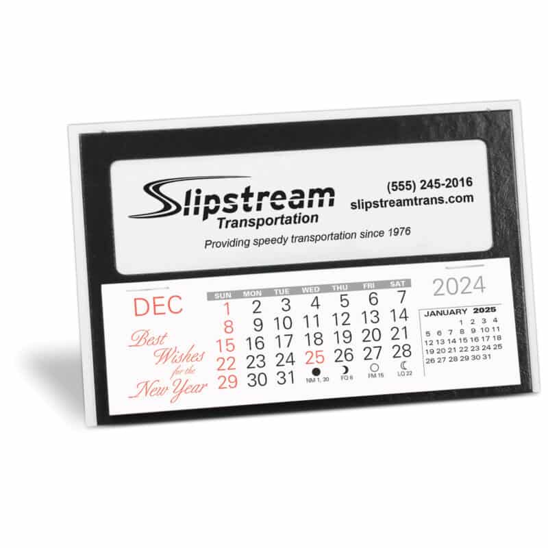 Custom Window Premier Desk Calendar