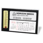 Custom Window Premier Desk Calendar with Thermometer - 2