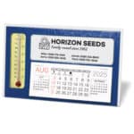 Custom Window Premier Desk Calendar with Thermometer - 3