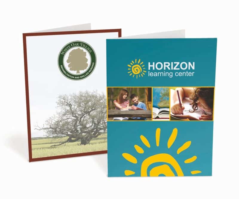 Custom Ink Printed Pocket Folders-Designer Papers - 3