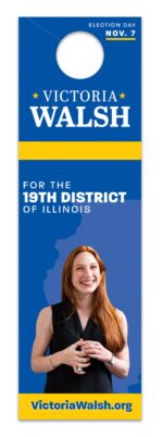 Custom Oversize Door Hanger - 4"x13"