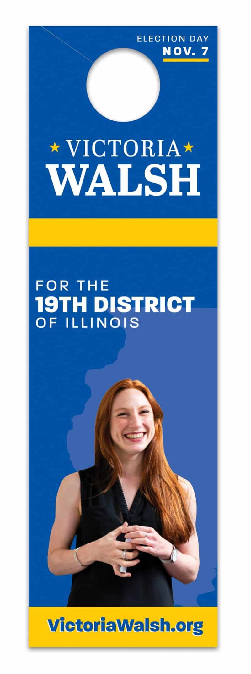 Custom Oversize Door Hanger - 4"x13"