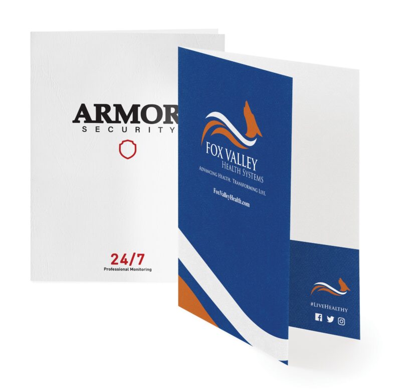 Custom Printed Pocket Folders-Classic Papers - 1