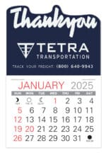 Custom Thank You Value Stick Adhesive Calendar - 1