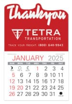 Custom Thank You Value Stick Adhesive Calendar - 3