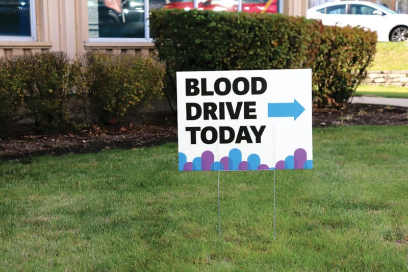 Custom Yard Sign - 18"wx12"h - Horizontal - 1