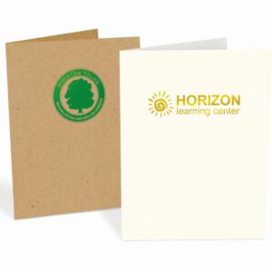 Custom Foil Stamped Pocket Folders - Designer Papers
