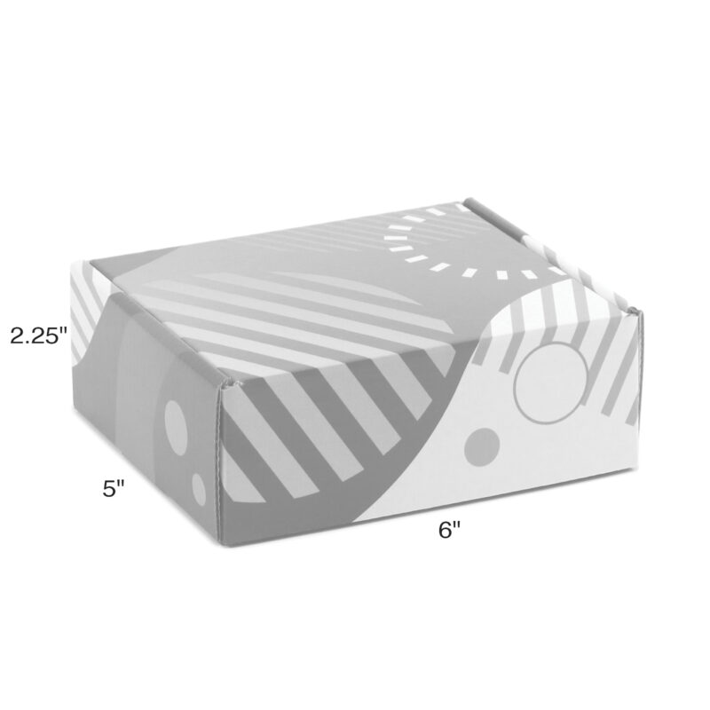 Custom Corrugated Box - 6" x 5" x 2.25" - 3