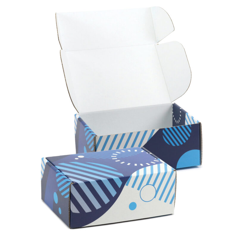 Corrugated-Box-7-x-5-x-3-DB753 Custom Corrugated Box - 7" x 5" x 3"