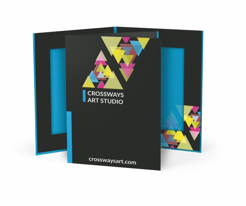 Custom Full Color Portrait Folders - Standard & Deluxe - 3