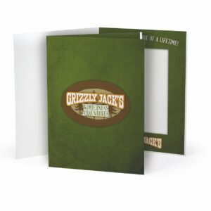 Custom Full Color Portrait Folders - Standard & Deluxe