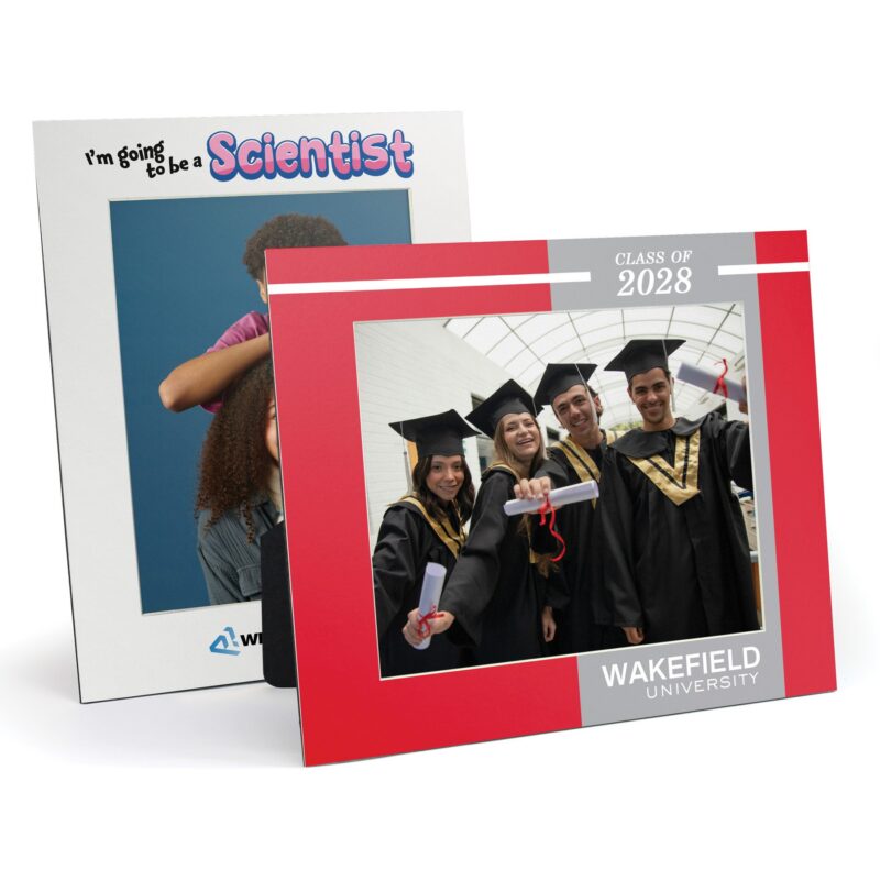 Custom NEW Full Color Bevel Easel Picture Frame (for 8"x10" photo)