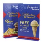 Custom Standee Tabletop Sign - 11"x17" - 1