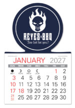 Custom Circle Shape Value Stick Adhesive Calendar - 2