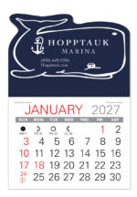 Custom Whale Shape Value Stick Adhesive Calendar - 3