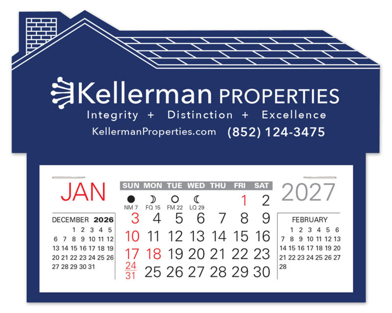 Custom House Easy Stick Calendar - 1