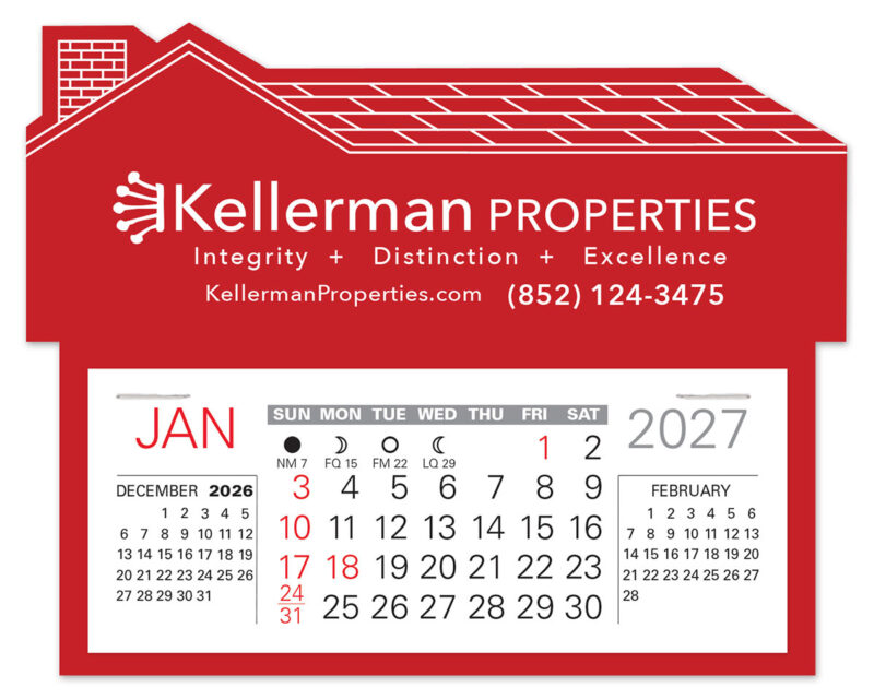 Custom House Easy Stick Calendar - 3